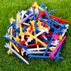 MUXSAM Plastic Golf Tees 2 3/4 inch/70mm, Unbreakable 100 Pack Bulk Long Stronger Upgrade Durable Stable Reduce Friction Side Spin Tee for Men Women (Random Colors)
