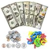 PHECDA 184 Pcs Math Teaching Set, Addition, Subtraction, Multiplication and Division Educational Toys for 3-8-year-old Boys and Girls, Develop Early Math Skills, Math Games