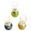 Purism Style- 4 inch Tall Glass Kerosene Oil Lamp Lantern (Set of 3)