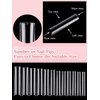 Quaferen Clear Square Nail Tips, 504PCS XXL Long No C Curve Nail Tips Square, Half Cover Flat Tapered Square Straight Gel Acrylic Nail Tips False Nails for DIY Nail Art Salon