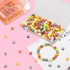 GMMA 180 Pcs Polymer Clay Beads for Bracelets Charms Making Pony Beads Shapes for Friendship Bracelets Spacer Beads Supplies for DIY Bracelet Earring Necklace Jewelry Making (Colorful Balls)