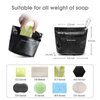 Travel Soap Container Portable Soap Bag Travel Case, Waterproof and Leak Proof, Solutions for Travelling with Bar Soap (Black)