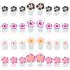 Beaupretty 32pcs Silicone Toe Separators Flower Toe Spacers Reusable Pedicure Dividers Nail Art Manicure Polish Guards Pedicure DIY Tools for Home Salon