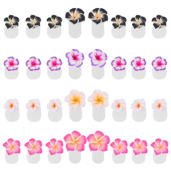 Beaupretty 32pcs Silicone Toe Separators Flower Toe Spacers Reusable Pedicure Dividers Nail Art Manicure Polish Guards Pedicure DIY Tools for Home Salon