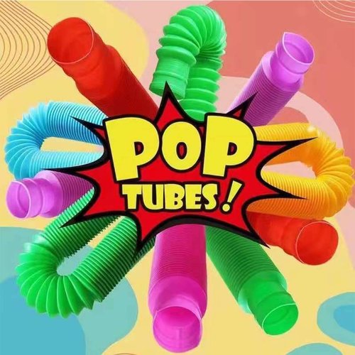 Tuko Pop Fidget Tubes Party Favors for Kids 1+ Goodie Bags Pinata Stuffers Toys for 1+ Years Old Boy and Girl Gifts (24)