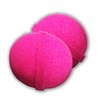 Lady Balls Bath Bombs - Funny Vintage Model Design - XL Bath Fizzers for Women - Giant, Pink, Handcrafted, 2 pk