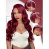 kysonty Lace Front Wigs Human Hair Pre Plucked Glueless Wigs Human Hair 180 Density 13x4 99j Burgundy Body Wave Lace Fornt Wigs Human Hair for Black Women 20 Inch