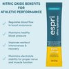 ESPRI Zero Sugar Electrolyte Drink Mix, Yuzu Citrus, Hydration Packets, Nitric Oxide Boost, Low Calories, Magnesium Citrate Prevents Muscle Cramps and Improves Recovery, 15 Day Supply