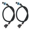 Gautory 2 Pack Fuel Injector Harness Plug Compatible with Polaris Ranger XP 800 2011 2012 2013, Polaris RZR 800 2011 2012 2013, Polaris Ranger 800 2011-2017, Polaris Ranger Crew 800 2010-2014