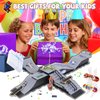 KETIEE Bigger Skate Park Kit: 6 in 1 Finger Skateboard Deck Ramp Set | Ultimate Finger Skatepark Props | Finger Toys with 4 Mini Fingerboards 6 Ramps Shorts Sneakers Display Holder | Gift for Kids
