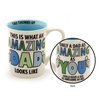Our Name is Mud ”Amazing Dad” Stoneware Coffee Mug, 16 oz.