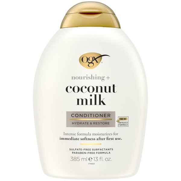 OGX Conditioner, Nourishing Coconut Milk, 13oz (Set of 2)