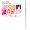 50pcs Nail Drill Bits Professional Nail Polishing Head Nail Grinding Bits Manicure Tools Electric Nail Drill Machine Accessories for Home Use, Nail Salon(F-1.8mm)