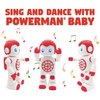 Lexibook Powerman Baby Smart Interactive Toy Learning Robot Toy for Kids Dancing Plays Music Quiz Numbers Shapes Colors Boy Girl Robot Junior Red/White - ROB15EN_09, White Red, 8.66 Inch