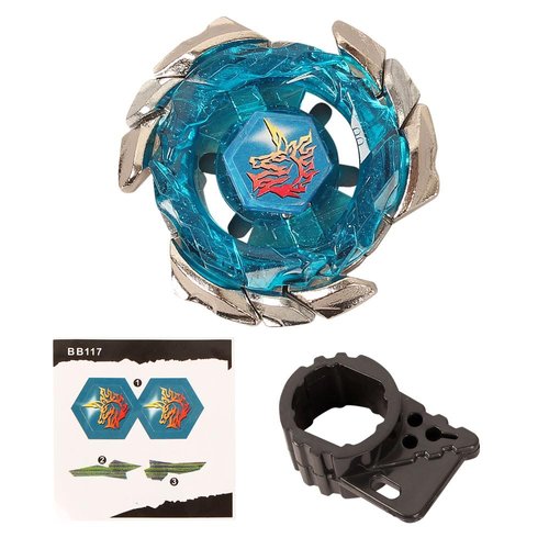 Battling Tops Game Metal Fusion 4D Gyro BB117 Blitz Striker 100RSF Spinning Top Toys (bb-117)