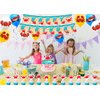 Crab Birthday Party Supplies Crab Party Decorations Includes Crab Happy Birthday Banner Cake Topper Cupcake Toppers Balloons for Crab Party, Seafood Party, Ocean Party