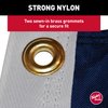 TAYLOR MADE PRODUCTS Sewn American Flag for Boats, 20" x 30", Marine-Grade Nylon, Fade Resistant, Brass Grommets, Embroidered Stars and Stripes, Flag only - 2020109196