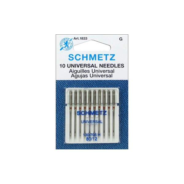 Schmetz Universal Needle Size 80/12 10pc