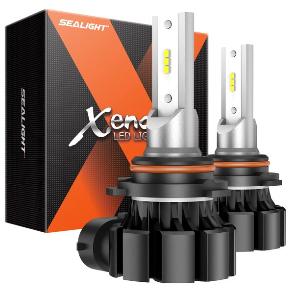 SEALIGHT H10 9145 9140 LED Fog Light Bulbs or DRL, 400% Super Brighter, 6500K Cool White, 6000 Lumens Per Pair, Fog Lights Led DRL Bulbs Replacement for Cars, Plug and Play, IP67 Design