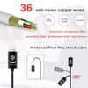 Yichuang Professional Dual Lapel Lavalier Microphone,Easy to Clip-on Handsfree Omnidirectional Condenser Interview Lapel Mic,Compatible with iPhone,YouTube,Podcast(3.5M)
