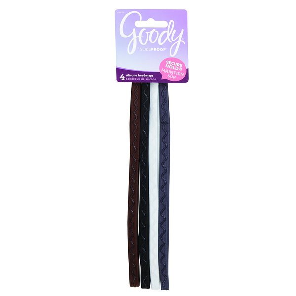 Goody SlideProof Headwraps, 9mm, Assorted Neutrals