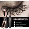 4 Pcs 4D Silk Fiber Lash Mascara Liquid Lash Extension Makeup Eye Lash Kit Luxuriously Longer Thicker Voluminous Eyelashes Waterproof Smudge-proof Natural No Clumping Smudging Lasting All Day