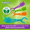 BrightWorks Kids’ Mixed Berry Dental Flossers [180 Floss Picks], Plant-Based Handles, Colorful Animals add Fun to Support Healthy Habits, Easy-Grip Handle, Fluoride-Coated Floss. 60 Count (Pack of 3)