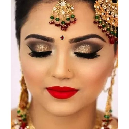 Generic Multi Size Indian Daily Use Dot Bindi Tattoo Stickers Adhesive Body Bindi Face Jewelry Forehead Bindi Round Dot for Women Bridal Forehead Decor (Maroon with golden border, 4 mm)