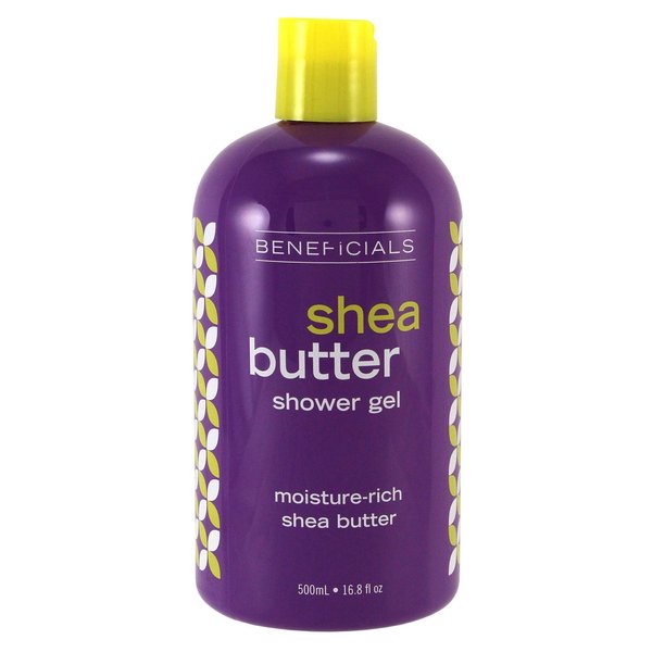 Beneficials Shower Gel Shea Butter 16.8 Ounce (498ml) (2 Pack)