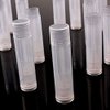 WOIWO 12 Pieces Clear Plastic Empty Lip Balm Tubes Containers DIY Lip Balm Lip Gloss Tube Pipe Bottle