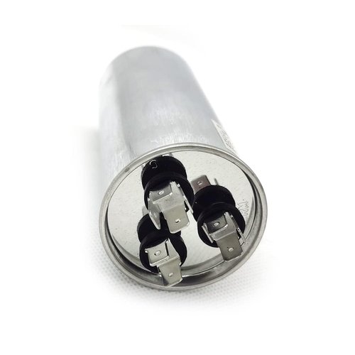 CBB65B 45+5 uf/MFD 370-440 VAC Volts Round Dual Run Capacitor 50/60 Hz AC Electric Condenser Straight Cool or Heat Pump