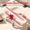 Mould King Mini Vintage Biplane Building Sets, Mini Biplane Building Blocks, Toy Airplane Building Kit, Micro Aircraft Building Toys for Age 8+(300PCS)