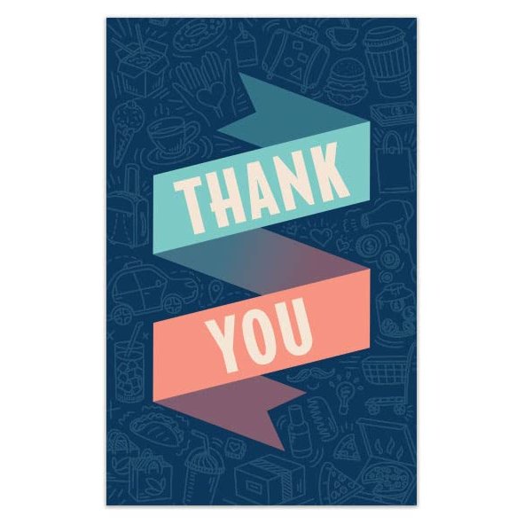 Thank You (Tip Tract) - Packet of 100 - NKJV - No ImprintingF