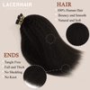 Lacer Hair Kinky Straight Hair I Tip Hair Extensions Natural Human Hair 22 Inch I Tips Human Hair for Black Women Cold Fusion Microlink Hair Extensions Human Hair 50 Gram 50 Strands/Pack