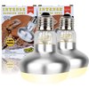 ReptiKing Basking Light for Reptiles, 2-Pack 100W Upgraded Intense Basking Spot, Reptile Basking Bulb Light, UVA Heat Lamp Bulb for Bearded Dragon Turtle Chicken