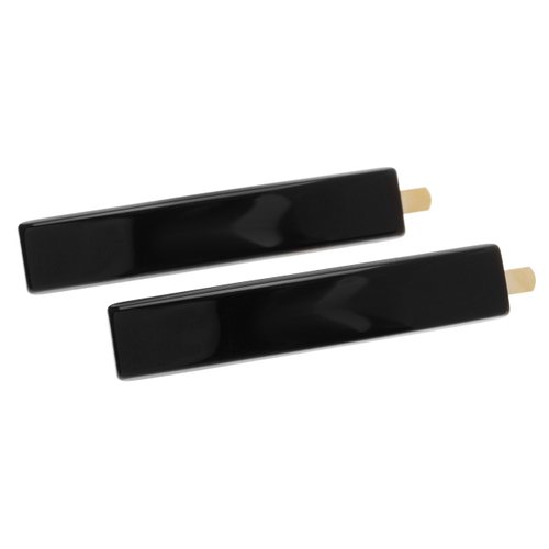 France Luxe Mod Bobby Pin Pair - Black
