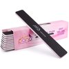 10pcs - PANA Jumbo Double-Sided Emery Nail File for Manicure, Pedicure, Natural, and Acrylic Nails - Black (Grit 180/240)