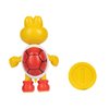 Super Mario Nintendo Action Figures Poseable Articulated 4-Inch Red Koopa Troopa Collectible Toys with Coin Accessory, Perfect for Kids & Collectors Alike! for Ages 3+