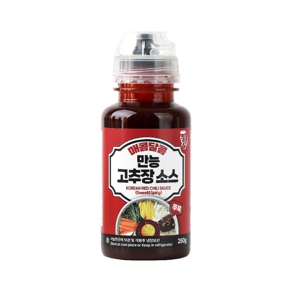 JJ International Korean Sweet and Spicy Red Chili Sauce, Gochujang Wing Sauce (260ml)