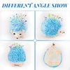 SolidGnik 2 Hedgehog Sewing Pincushion with 200 Pieces Sewing Pins Set for Sewing DIY Projects