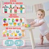 Cocurb 30 Pcs High Contrast Baby Toy Gift Set for Infants - Rattles, Teething Toys & Wrist Socks - Suitable for 6-12 Months - Perfect Baby Toys for Boys and Girls