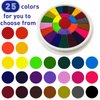 Fottaqqan 25 Color Book Finger Painting Kit Drawing Toys,Album Educational Tool Kit,Washable Children's Supplies for Birthday Kindergarten,Early Learning
