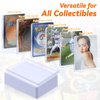 100 Top Loaders for Cards, Hard Baseball Card Protectors, BlissBoard 3" x 4" Card Sleeves Hard Plastic for Sports Card, Pokemon Card (100 Toploaders & 100 Penny Sleeves) 35 Pt Top Loaders