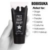BOBISUKA White Face Paint, Clown Makeup Body Paint, Blendable Cream Face Painting Kits for Skull Joker Vampire Mime , Halloween Skeleton Cosplay, Costume, Parties,Stage, Theater
