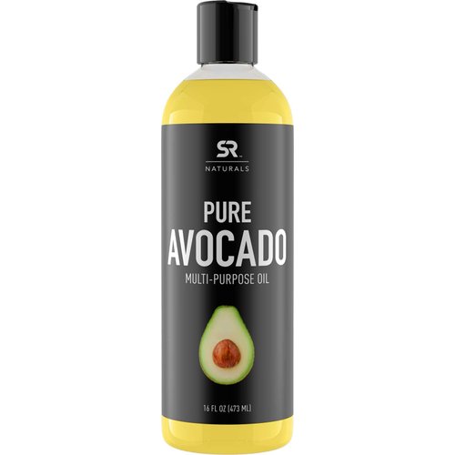 Sports Research Pure Avocado Oil for Hair, Skin, Aromatherapy, Massage & More ~ 100% Natural and Non-GMO Project Verified (16oz)