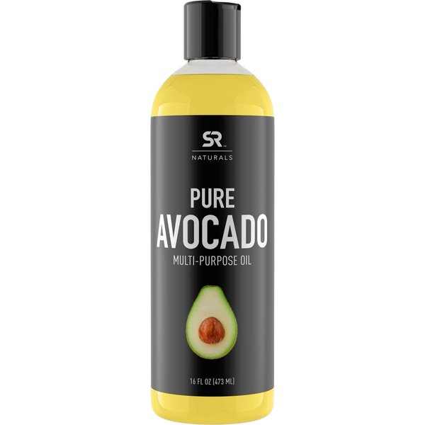 Sports Research Pure Avocado Oil for Hair, Skin, Aromatherapy, Massage & More ~ 100% Natural and Non-GMO Project Verified (16oz)
