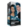 Splat Pure Sapphire Semi Permanent Hair Dye Kit with Bleach, 1 Application, Includes Blue Hair Dye, Oxide & Bleach Powder, Vegan & Cruelty Free Hair Color