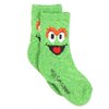 Sesame Street Elmo Unisex-Child, Boys, Girls Multi Pack Crew Socks with Grippers, 6 Pack, Abby Zoe 6 Pk, 2-3T
