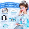 Kids Washable Makeup Girls Toys with Princess Case, Kids Makeup Kit for Girl, Real Girl Makeup Sets for Toddler Kids, Christmas Birthday Gifts Toys for 3 4 5 6 7 8-12 Year Old Girls