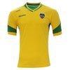 Brasil New Arza Soccer Jersey Yellow/Green 100% Polyester (Small)